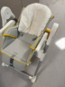 babycare宝宝多功能餐椅一键开合可折叠收纳婴儿吃饭椅子6个月以上 季风灰 实拍图
