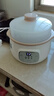 LOTOR电炖锅大容量全自动炖汤煲汤煮粥神器隔水燕窝炖盅1-2人迷你陶瓷宝宝婴儿辅食熬粥专用锅 白色蒸笼款 1.5L 实拍图