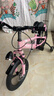 永久（FOREVER）儿童自行车3-6-10-12岁儿童单车男孩童车女童自行车 樱花粉 一体轮 运动款 16寸【适合身高105-135】 实拍图