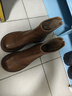 百丽真皮时装靴2025冬新弹力短靴瘦瘦靴B1538DD5 复古棕 38 实拍图