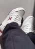 特步男鞋运动鞋板鞋子男冬季保暖防滑耐磨2025新款小白鞋休闲鞋学生 实拍图