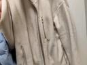 优衣库童装男童女童摇粒绒拉链茄克长袖外套夹克秋冬新款478141 02 浅灰色 150 实拍图