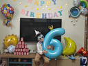 多美忆生日场景布置生日气球氛围道具儿童男孩女孩铝膜装饰彩云宝宝6件 实拍图