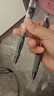 按动中性笔0.5mm红蓝碳素黑笔考试专用笔学生刷题笔签字笔子弹头中性笔 【款式随机发货】10支（黑色） 实拍图