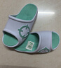 准者运动拖鞋男天际1夏季防水防滑软弹凉鞋室内外穿厚底涉水一字拖鞋 白/绿 【高弹防水按摩底 天际1 】 39 实拍图