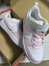NIKE 耐克男女童休闲板鞋COURT BOROUGH魔术贴易穿脱儿童运动童鞋低帮 DV5457-105 33.5 【建议脚长21cm】 实拍图
