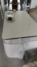 康佳电暖桌 取暖茶几升降取暖桌烤火桌长方形客厅取暖桌家用省电多功能电暖炉电炉电茶几取暖器烤火炉 1.5米冰山白+隐形炉+下暖脚+拉链桌罩+移动滑轮 实拍图