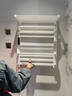 京东京造暖云Pro电热毛巾架智能款 碳纤维加热卫生间浴室烘干包安装瓷光白 实拍图