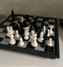 友邦（UB） 国际象棋黑白色磁性可折叠便携培训教学用棋 3810B-C(中号) 实拍图