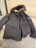 京东京造【进口极寒95鹅绒服】羽绒服男外套女冬季新款中长款 极地灰 XL 实拍图