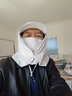 潮人心（CHAO REN XIN） 户外防晒面罩钓鱼帽子男士透气速干夏季女登山徒步遮阳护脖脸夏天骑车 浅灰色 实拍图