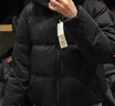 优衣库女装无缝羽绒短茄克/老爸评测外套夹克25秋冬478578 09 黑色 M /160/84A 实拍图
