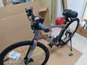 喜德盛（xds）公路车极速380油碟18速平把铝架2025款运动休闲车 25款-深灰/银480 实拍图