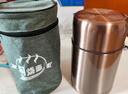 哈尔斯（HAERS）焖烧杯316不锈钢304保温饭盒粥罐闷烧壶男女学生带饭保温桶餐盒 玫瑰金-316无缝内胆+手提包 1L 实拍图