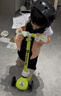 酷骑（COOGHI）儿童滑板车3-10岁可折叠可降便携酷奇儿童车高度可调节 【品牌金榜】V1 发光款 酷骑绿 实拍图