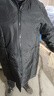 九谷鸽加大长袖成人防水加绒工作服罩衣护衣工装外套男女冬季耐脏防油 黑色款(加绒带帽) 中码(建议125-165斤左右) 实拍图
