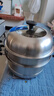 爱仕达（ASD）蒸锅不锈钢三层蒸锅家用蒸煮一体汤锅28CM蒸笼电磁炉燃气灶通用B3 实拍图