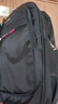 袋鼠双肩包男士背包大容量行李旅游包学生书包女初中商务笔记本电脑包 黑色配红标 实拍图