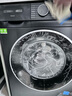 西门子（SIEMENS）无界系列 10公斤滚筒洗衣机家用全自动变频洗衣机 智能除渍 强效除螨 羊毛绿标认证  支持国家补贴 WG52E1U10W湖蕴蓝 实拍图