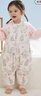 威尔贝鲁（WELLBER）恒温睡袋婴幼儿1-3岁竹棉睡衣秋冬儿童宝宝防踢被子加厚棉 绮梦XL 实拍图