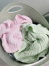 全棉时代婴儿浴巾 新生儿童6层水洗纱布浴巾宝宝纯棉淡翠绿95*95cm 实拍图