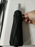 雨航（YUHANG）太阳伞遮阳伞女防紫外线自动伞学生方便携带自动折叠伞24骨 黑色 实拍图