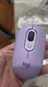 罗技（Logitech）时尚系列 POP MOUSE无线鼠标 蓝牙鼠标 办公鼠标-星暮紫 实拍图