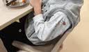 丽婴房儿童睡衣内衣套装男童内衣套装女童家居服套装秋衣秋裤套装 两粒扣（柔霞粉 秋冬款） 150 cm/12岁 实拍图