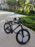 凤凰上海凤凰山地车自行车男士女式学生成人变速宽胎越野公路赛单车 【钢架/全套竞速轴承】三刀炫彩 26寸24速【建议身高158-188cm】 实拍图