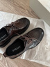 星期六男鞋头层牛皮商务正装皮鞋系带通勤百搭皮鞋男 棕色 40  实拍图