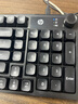惠普（HP）K500F机械手感有线键盘 静音多功能旋钮办公游戏台式电脑笔记本通用 黑色 98配列 实拍图