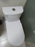 东鹏（DONGPENG） 马桶家用坐便器虹吸节水隔臭低噪大冲力抽水连体陶瓷座便器 【一级水效】加宽座圈305坑距-W6021B 实拍图