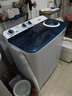 康佳（KONKA）8公斤 半自动波轮洗衣机 大容量 双桶双缸 脱水甩干机 以旧换新家电国家补贴XPB80-752S 实拍图