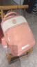 得力（deli）小学生护脊书包男女孩大容量减负背包常规款 bb189粉色1-3年级 实拍图