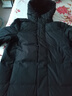 雅鹿官方羽绒服男女同款冬季过膝长款加厚情侣装时尚加长连帽极寒外套 黑色-男 XL 【推荐165-185斤】 实拍图
