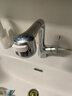 九牧（JOMOO）冷热洗脸盆水龙头面盆抽拉式双水花一键止水卫生间洗手盆浴室柜 【可升降】32399银色 实拍图