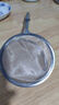 不锈钢漏勺过滤网筛极细家用滤油勺厨房油渣勺打沫勺一体成型 食品级不锈钢 大号【强厚升級+超密过滤】 实拍图