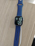 Apple/苹果 Watch Series 10 智能手表GPS款42毫米银色铝金属表壳丹宁色运动型表带S/M MX1J3CH/B 实拍图