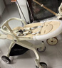 smartstroller遛娃神器婴儿推车可坐可躺轻便折叠双向高景观0-6岁用宝宝溜娃车 香槟白(铝合金车架+3D舒适透气) 实拍图
