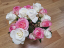 京东鲜花玫瑰花随机色20枝(随机2种配色)如意基地鲜切花生活花束源头直发 实拍图