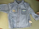 戴维贝拉（DAVE＆BELLA）童装儿童牛仔衬衫春装新款小童衣服男童打底衫纯棉宝宝衬衣 牛仔蓝【现货】 90 cm（建议身高80-90cm） 晒单实拍图