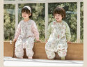 威尔贝鲁（WELLBER）恒温睡袋婴幼儿1-3岁竹棉睡衣秋冬儿童宝宝防踢被子厚夹棉 绮梦M 实拍图
