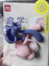 得力(deli)五指握笔护套/矫正器  硅胶正姿铅笔套 幼儿园小学生写字姿势纠正器 粉紫2个装  实拍图