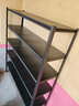 七序家用货架置物架阳台仓库储物架地下室展示多层落地收纳架 五层183cm高【默认黑色】 长150宽50cm 实拍图