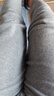 浪莎秋裤男单件纯棉薄款羊毛抑菌护膝男士棉毛裤保暖线裤衬裤深灰 XXL 实拍图