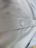 罗蒙（ROMON）【桑蚕丝免烫】长袖衬衫男士白衬衫修身衬衣商务职业男装浅蓝色42 实拍图