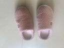 京东京造【厚底防滑】棉拖鞋男士冬季室内居家毛拖保暖半包粉红色40-41 实拍图
