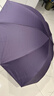 天堂 双人晴雨伞三折 晴雨伞三折10骨超大加固黑胶防晒伞 暗夜紫 实拍图