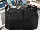 优衣库男装女装休闲挎包单肩包防泼水背包肩带可调节25新款479281 09 黑色 均码(33.5 × 11 × 26.5 cm) 实拍图