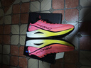 乔丹QIAODAN强风2PRO运动鞋男跑步鞋马拉松旗舰竞速碳板跑鞋体测鞋 荧光飞影粉/日光黄 -龙行龘龘 40.5 实拍图